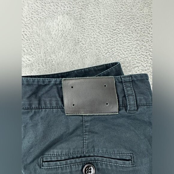 Dolce Gabbana Womens Size 40 EU/4 US/8 UK Navy Blue Button Fly Pants Button Cuff - Picture 6 of 14